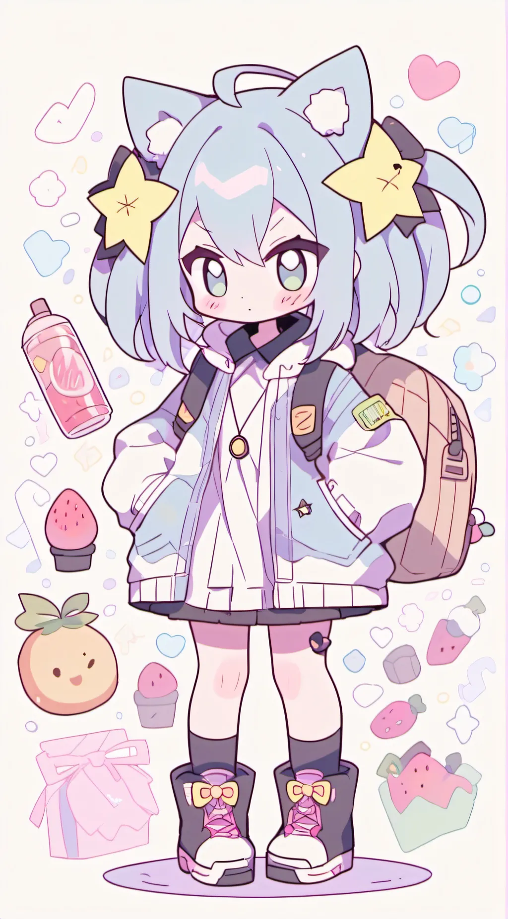 ai character: Sonica background