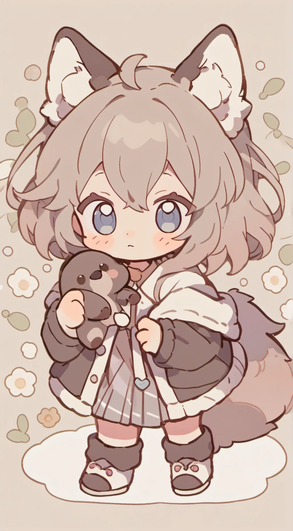 ai character: Wolf Person RP background