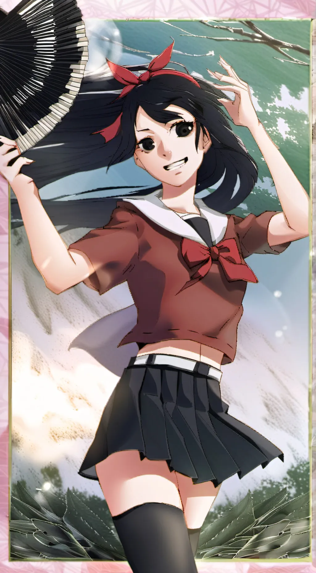 ai character: Yukiko Amagi  background