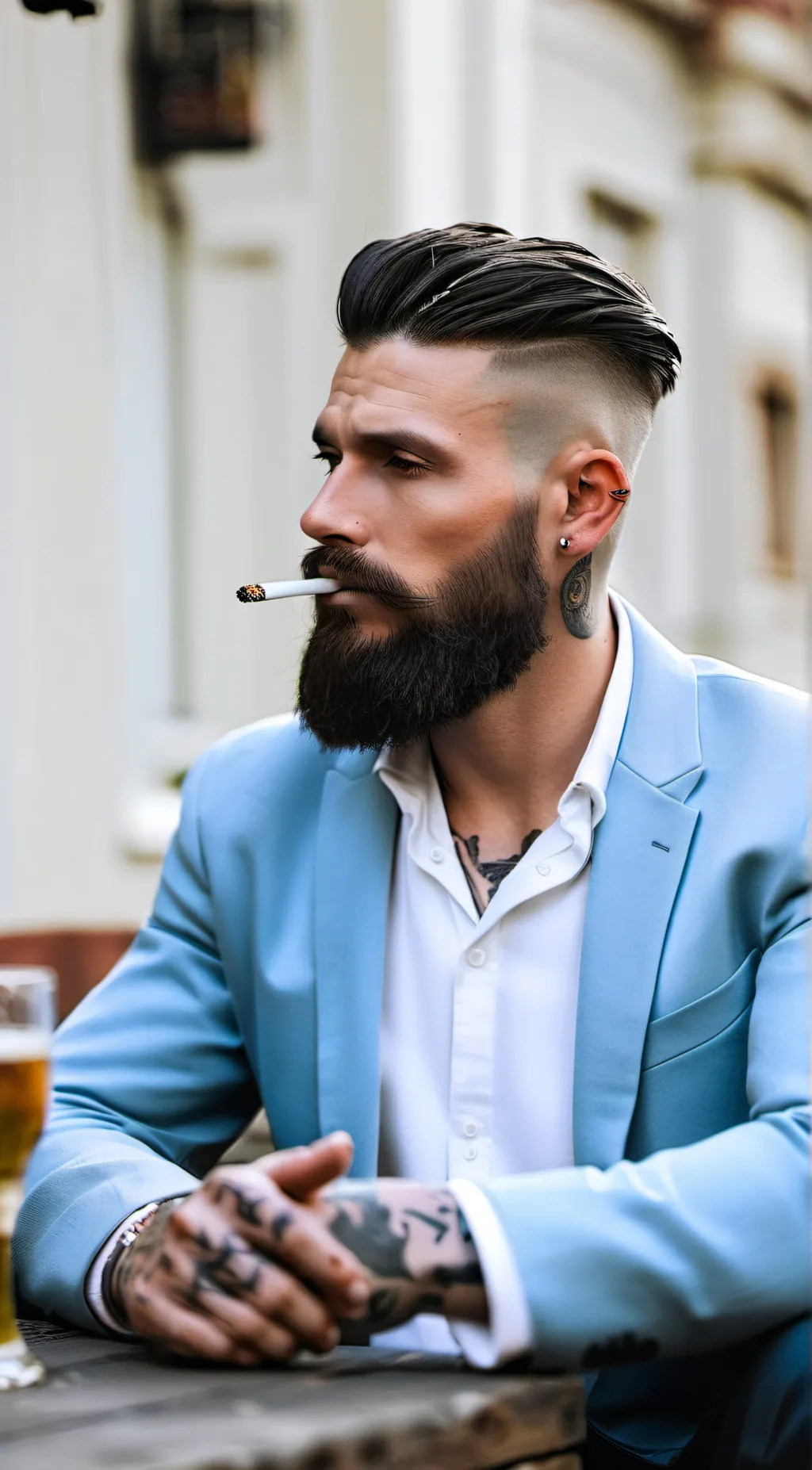 ai character: Ace Monroe  background