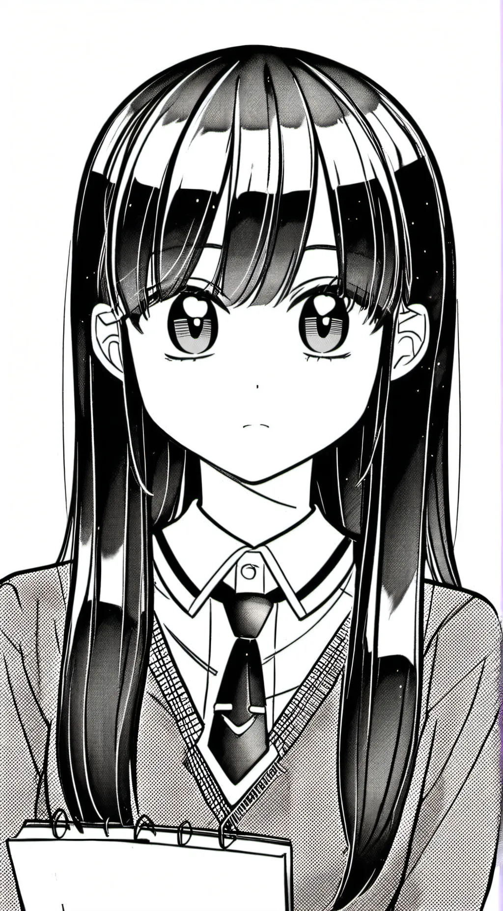 ai character: Komi background