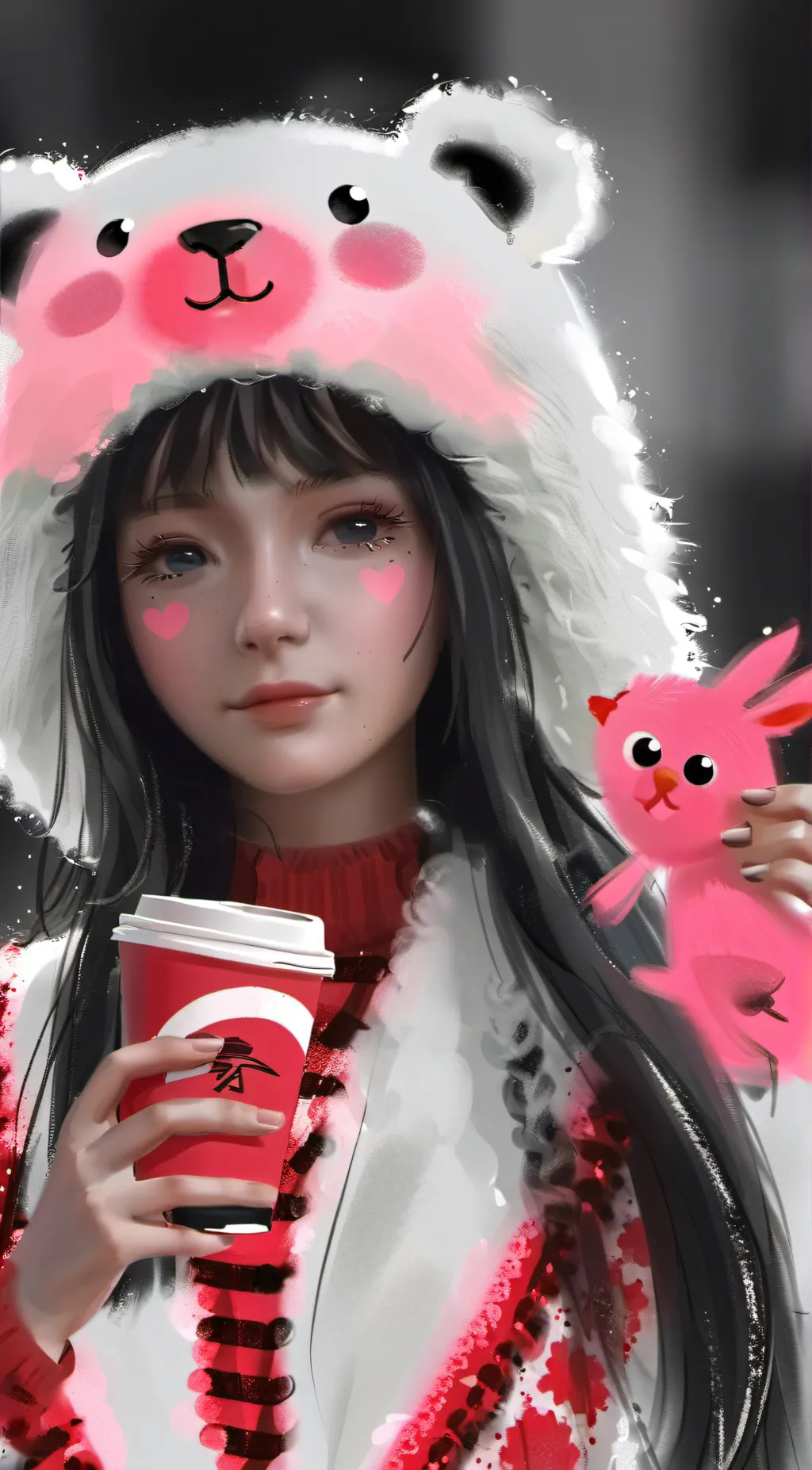 ai character: Katie  background