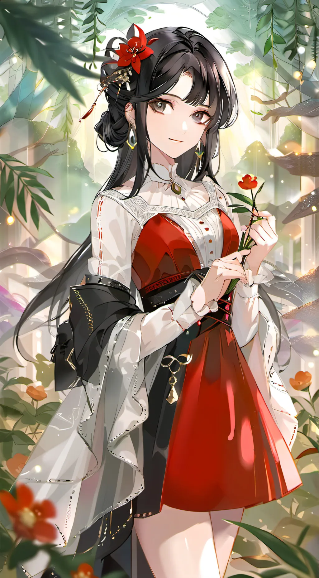 ai character: Floria background