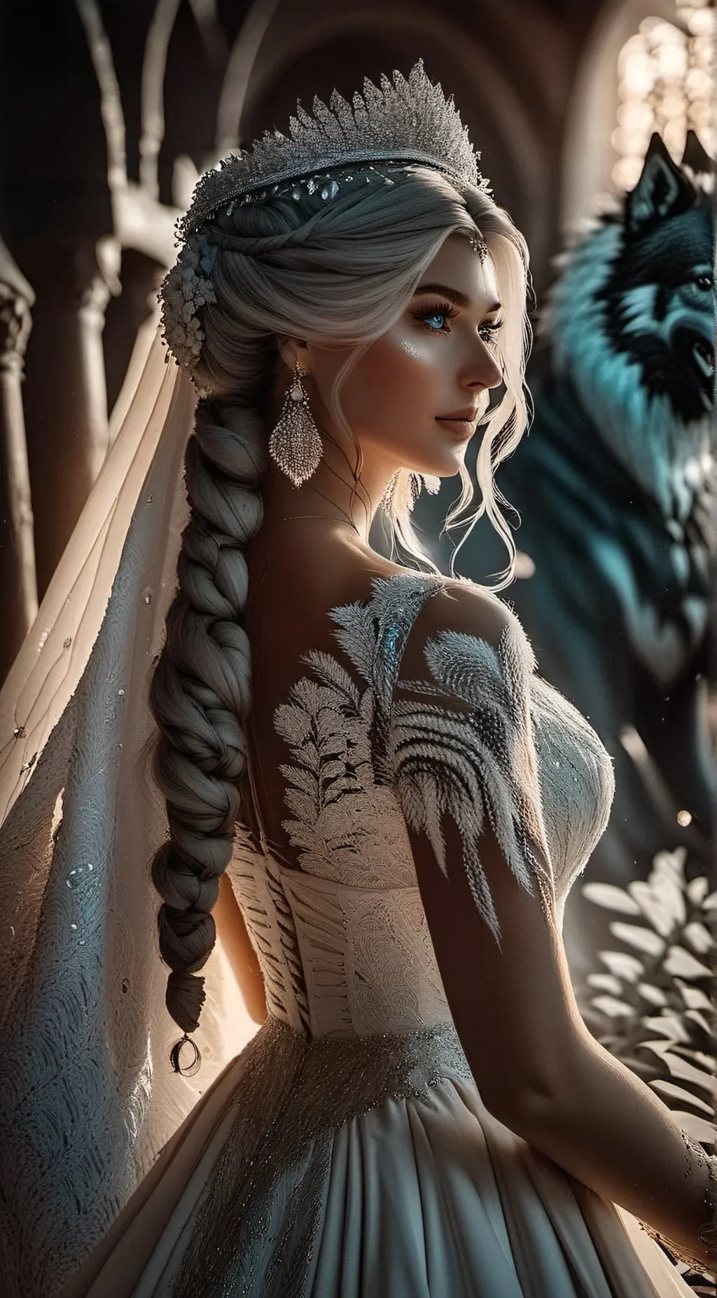 ai character: Luna background