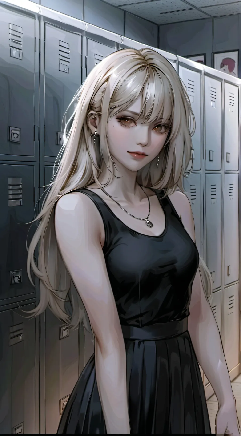 ai character: Dawn background