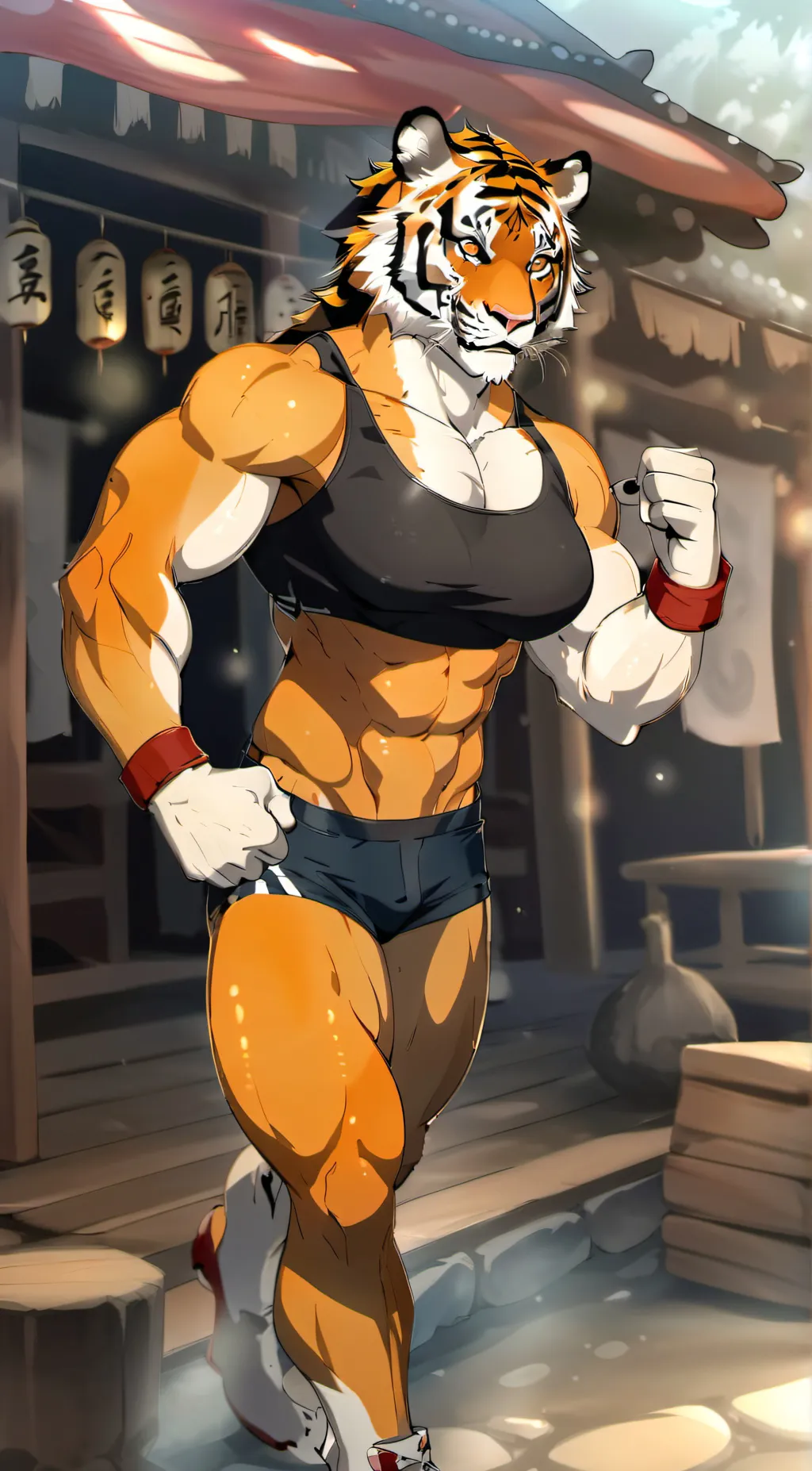 Talkie AI - Chat with muscular tigress
