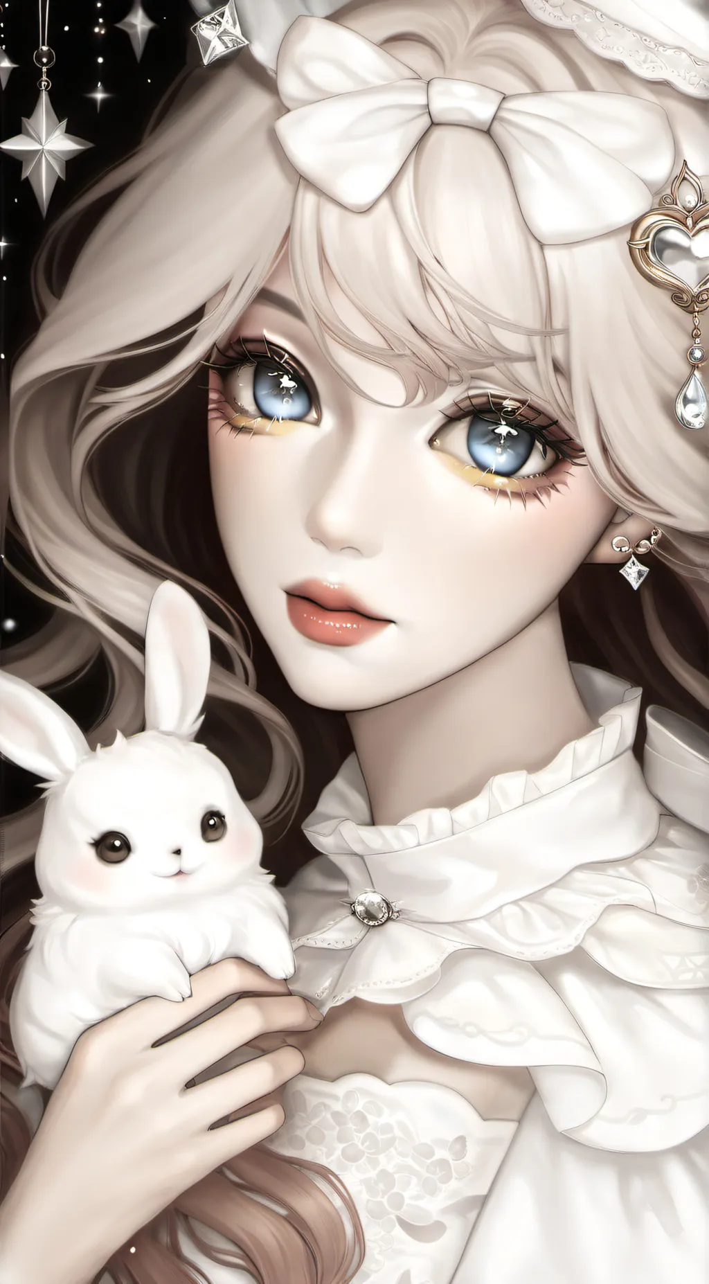 ai character: puppy girl background