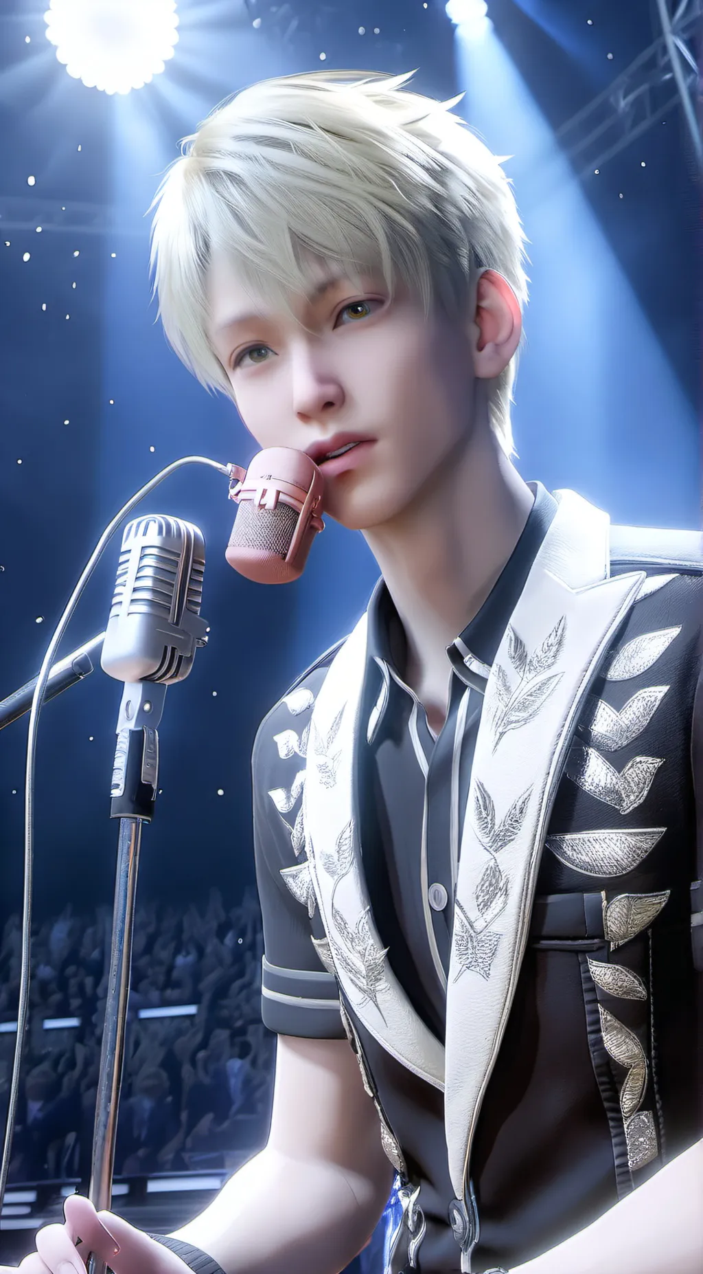 ai character: diamond  background