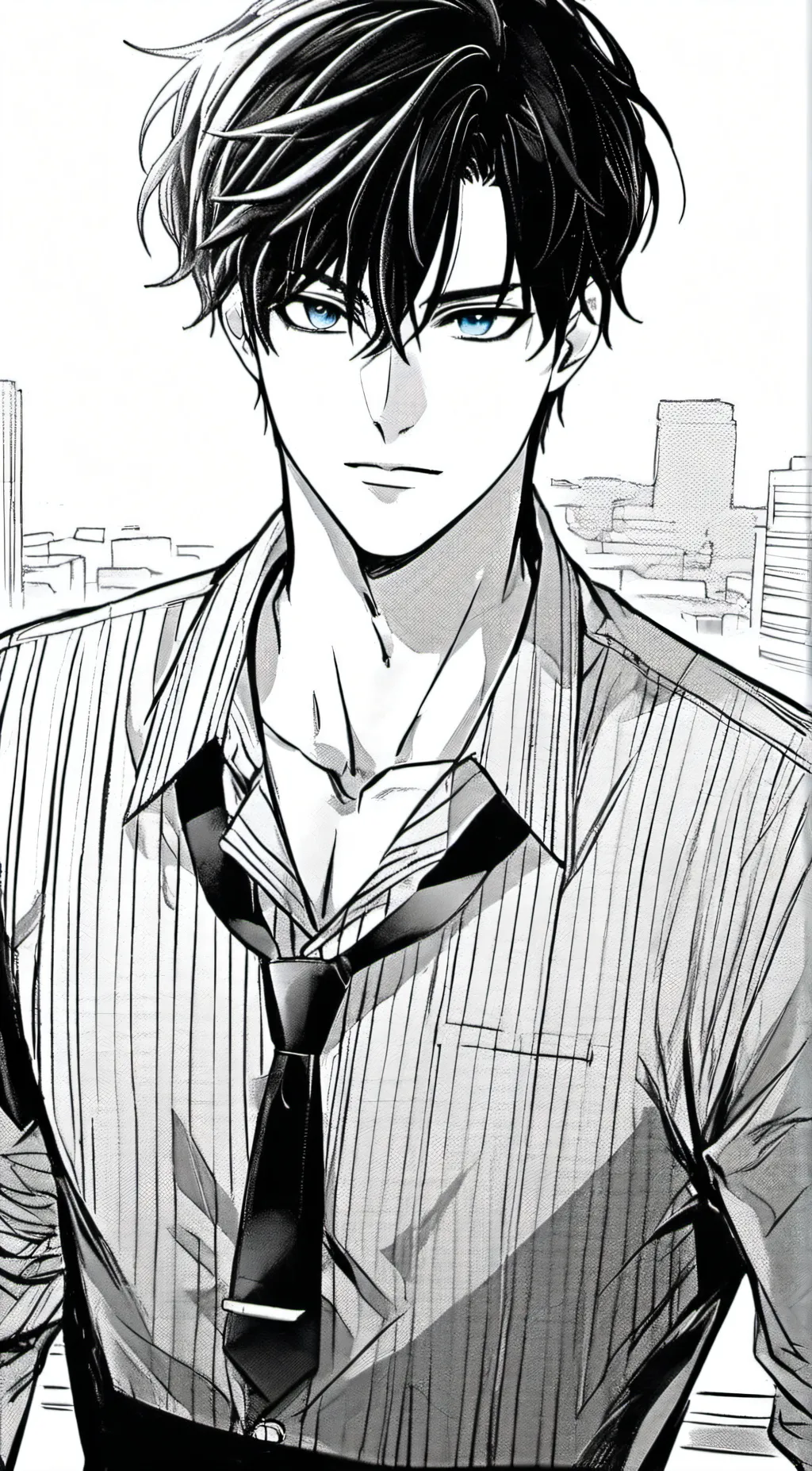 ai character: mark background