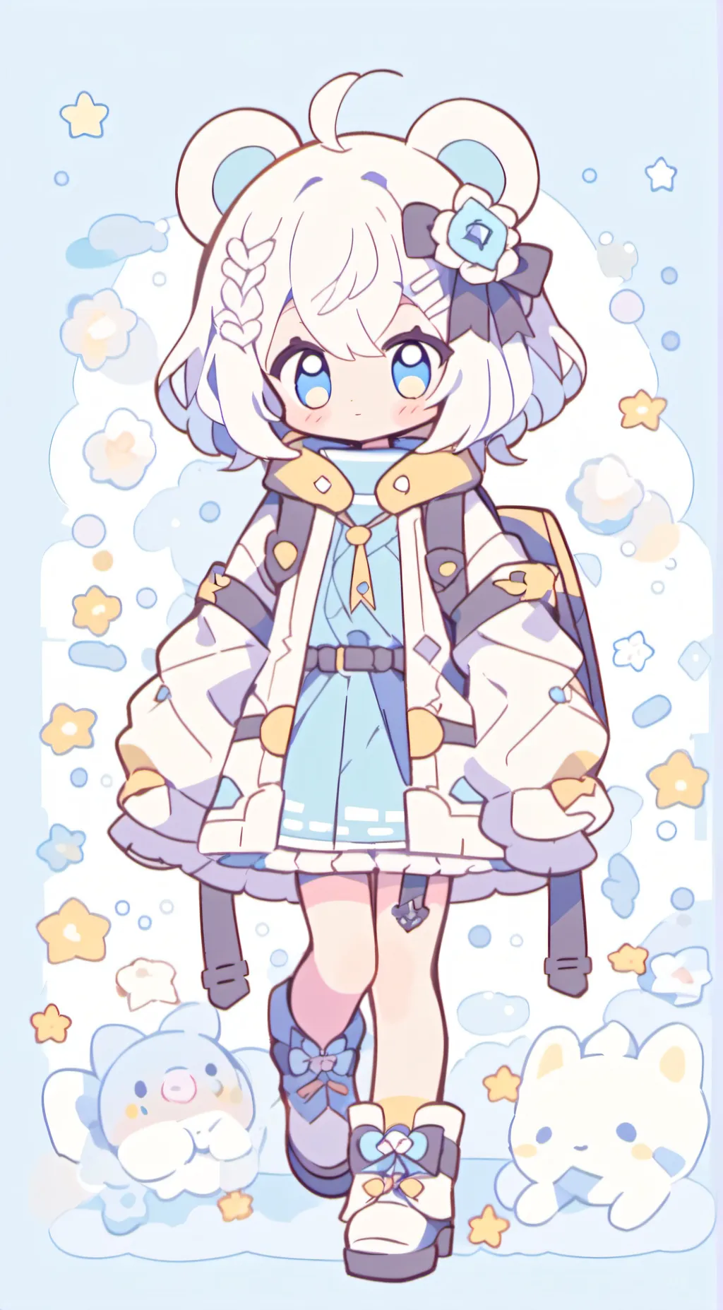 ai character: Ash background