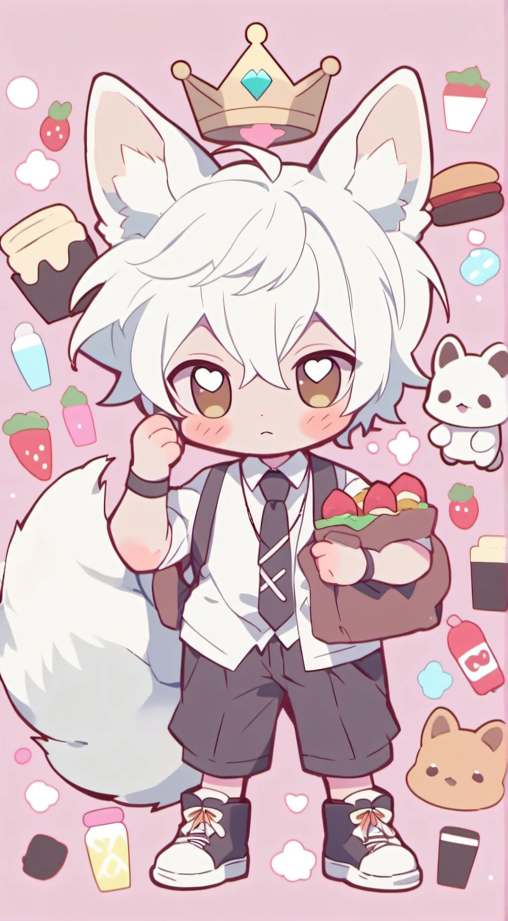 ai character: cracker background