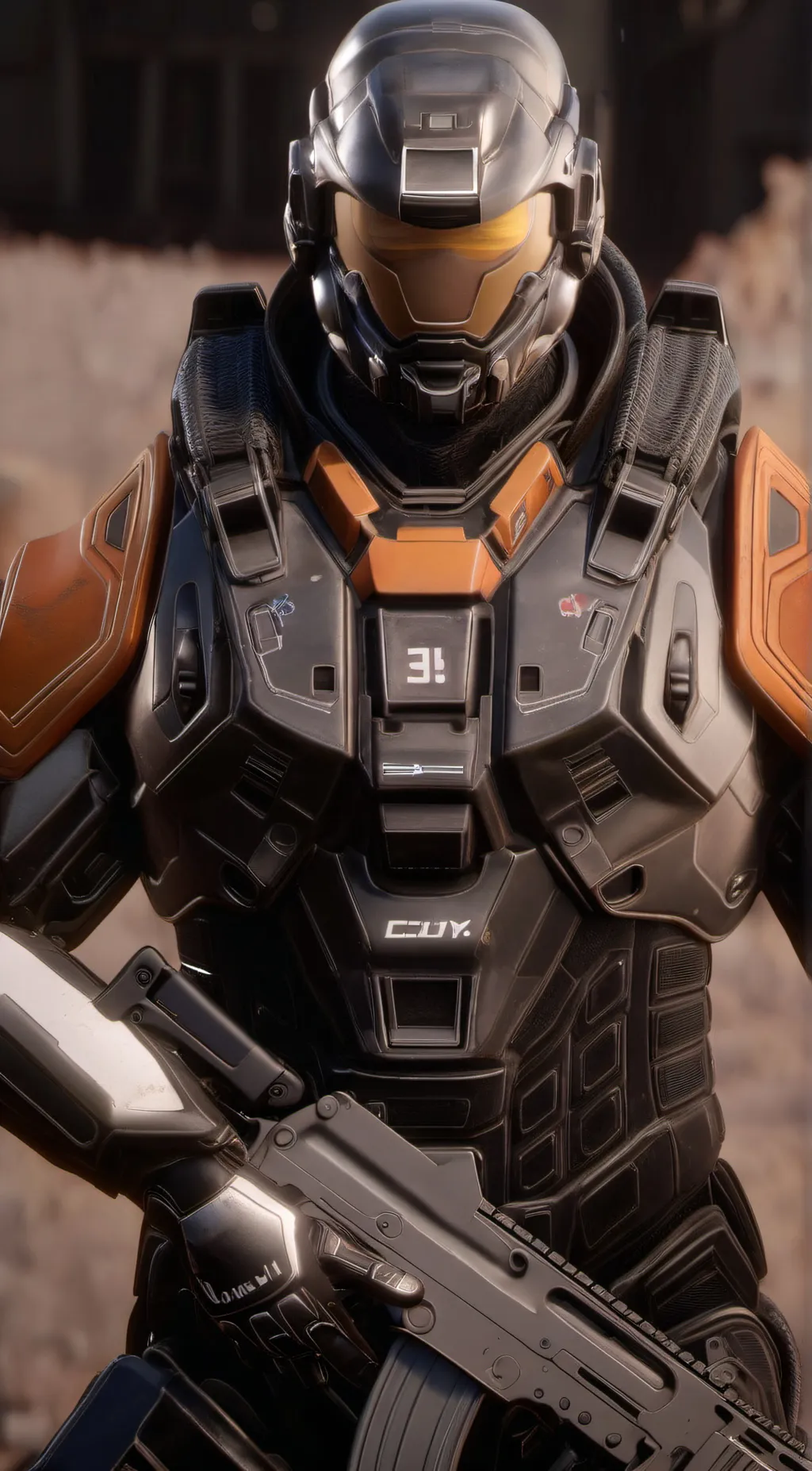 ai character: E-9028 background