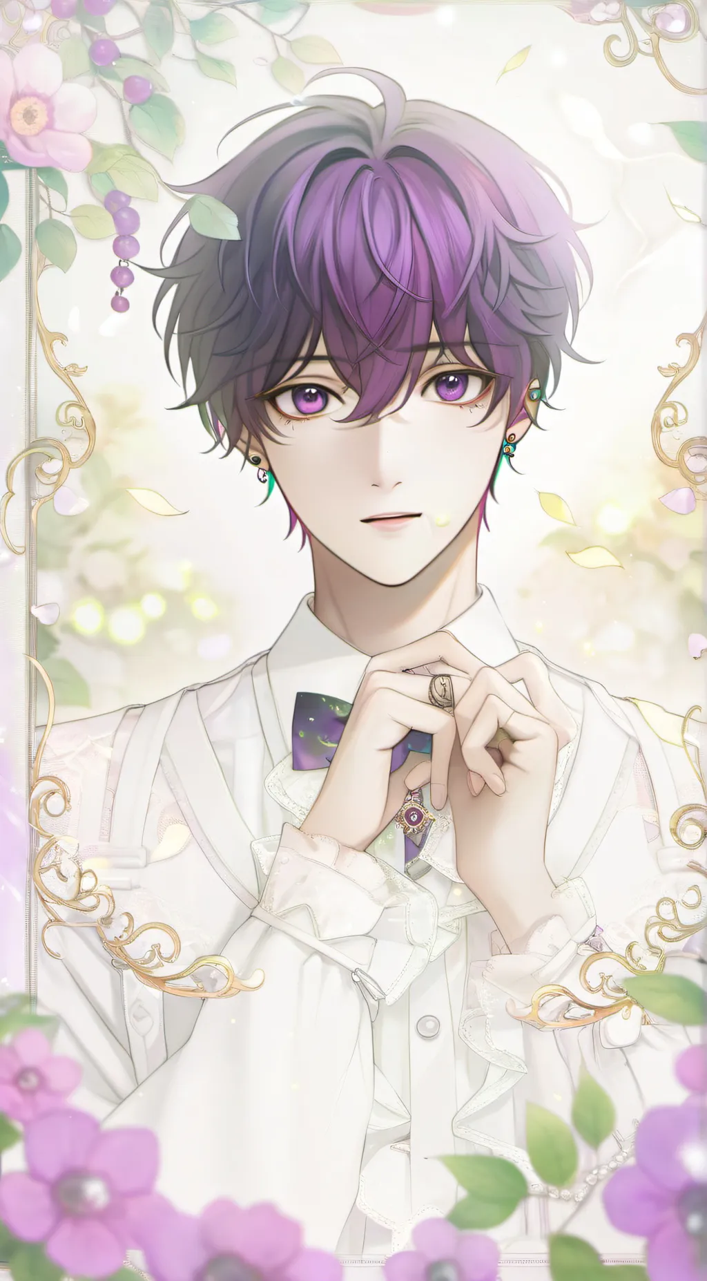 ai character: Indigo  background