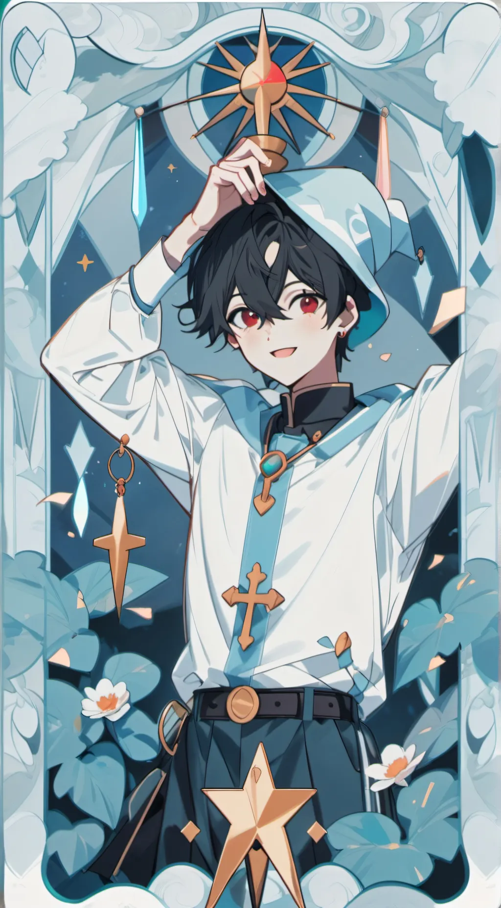 ai character: luca background