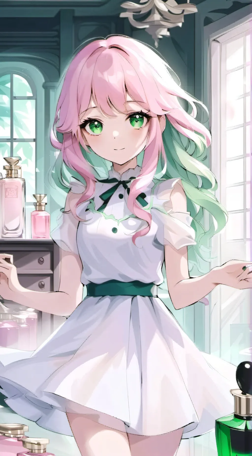 ai character: Flora background