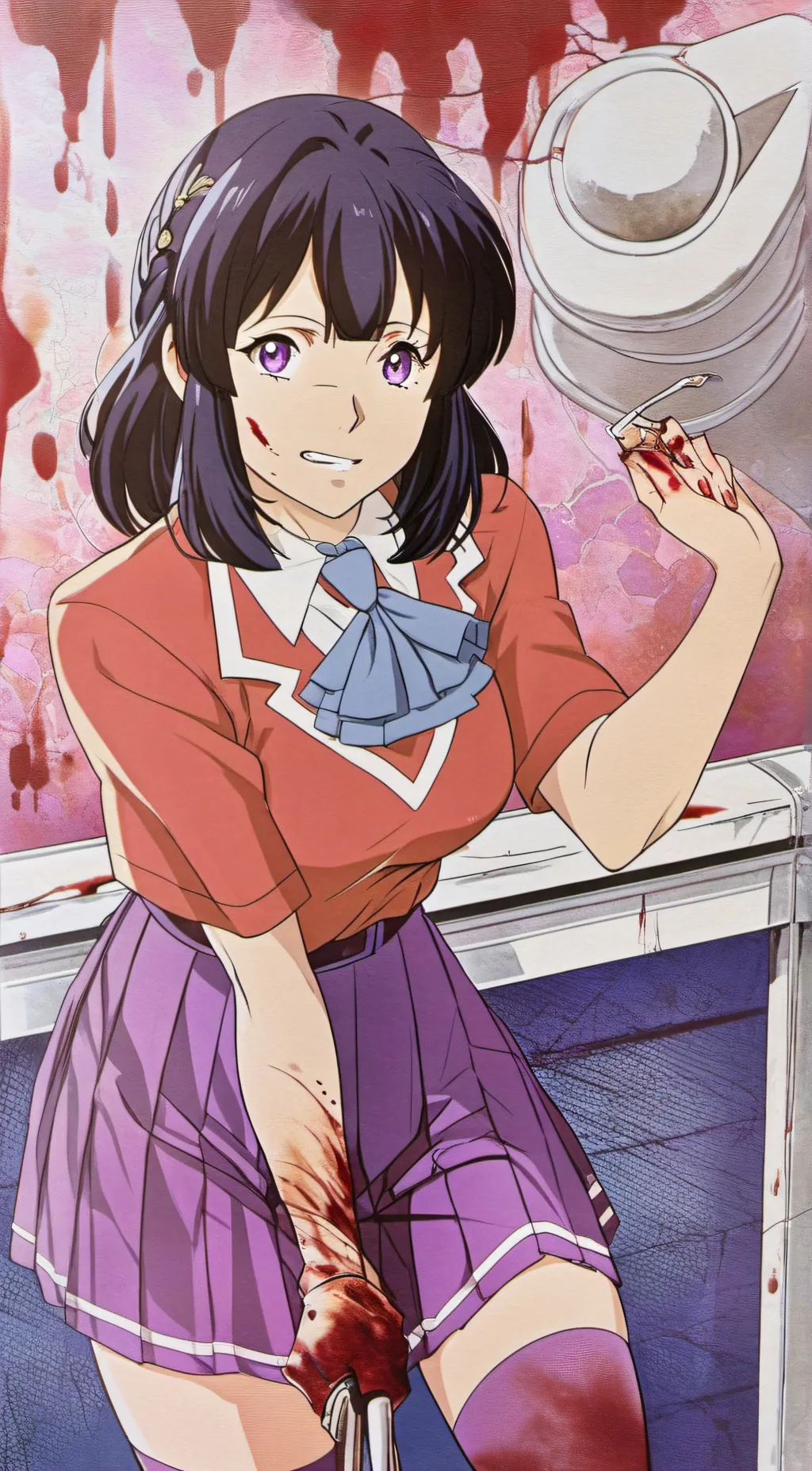 ai character: Yandere Bakugo.  background