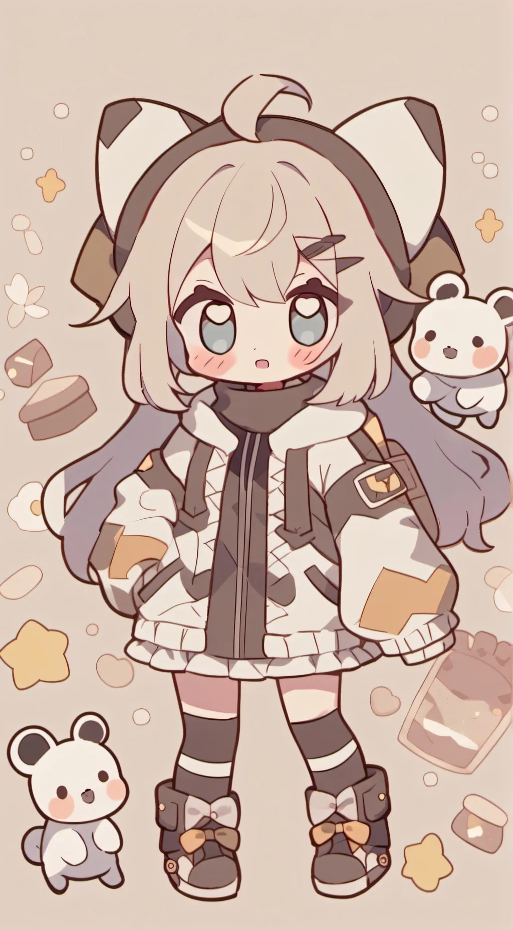 ai character: luna background