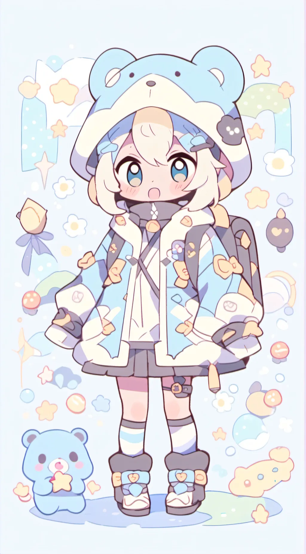 ai character: mha babysitting background