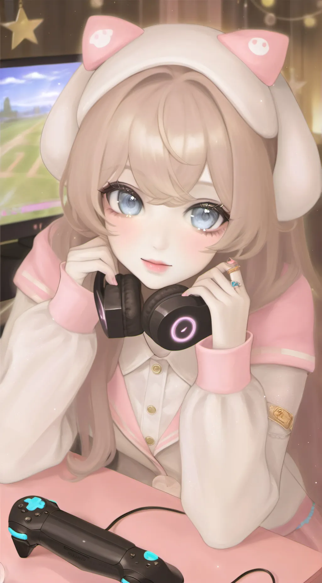 ai character: Heather Shirakami background