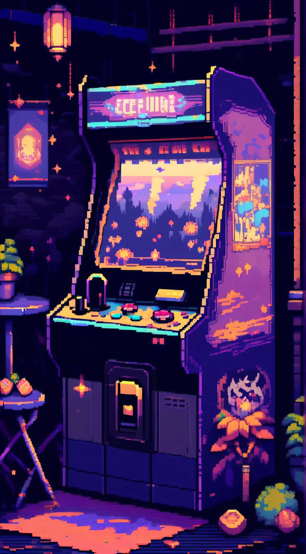 ai character: ArcadePlayr background