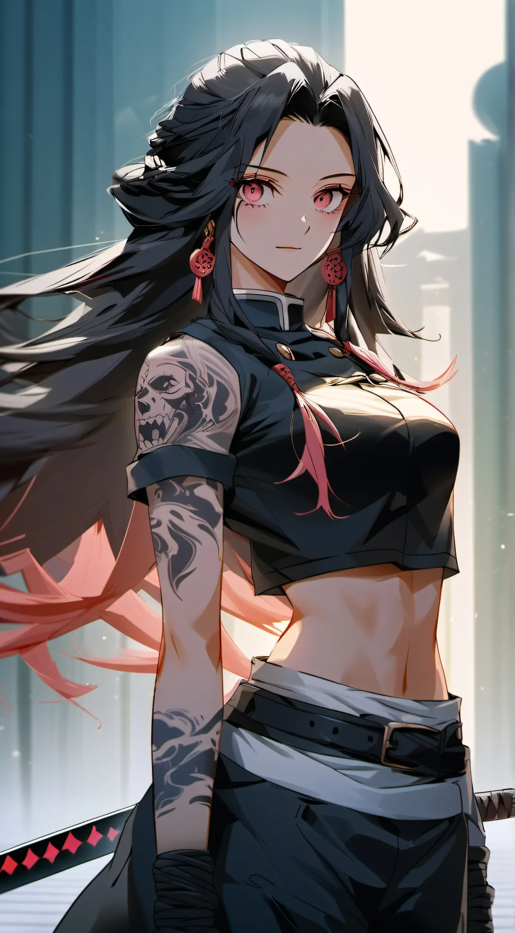 ai character: DEMON SLAYER background