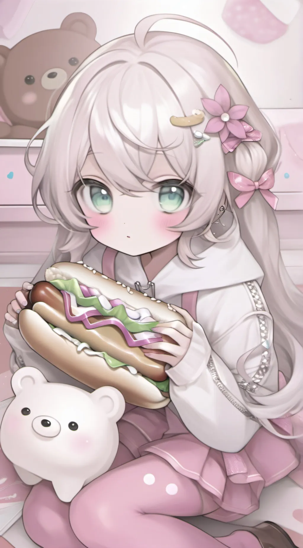 ai character: rosey background