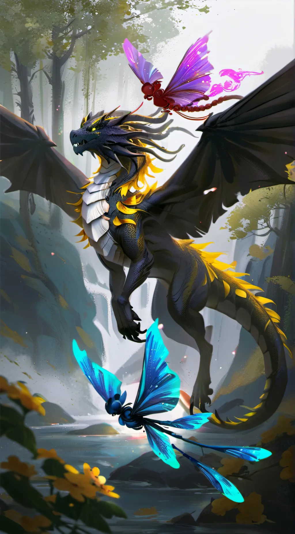 ai character: wings of fire background