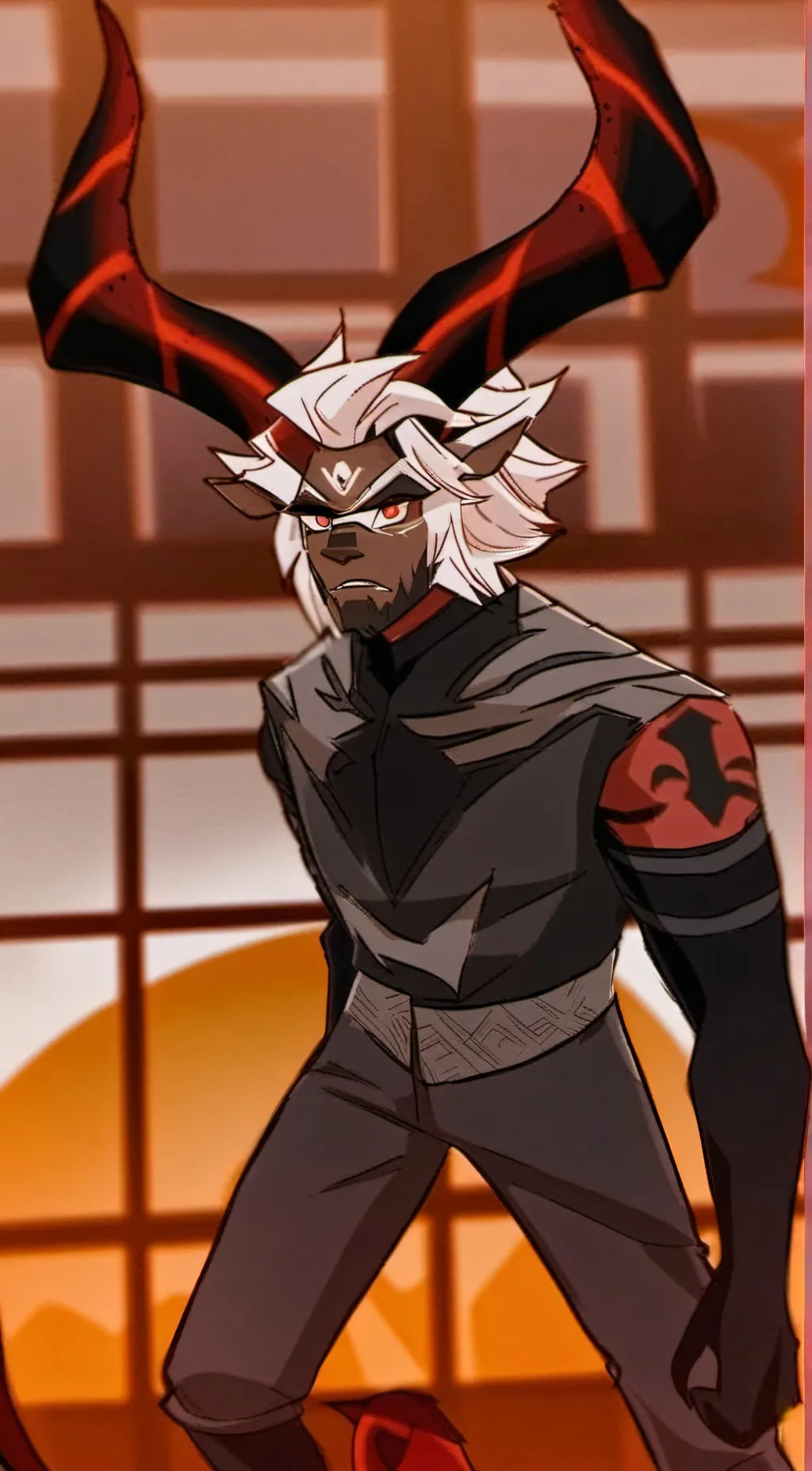 ai character: King Fate  background