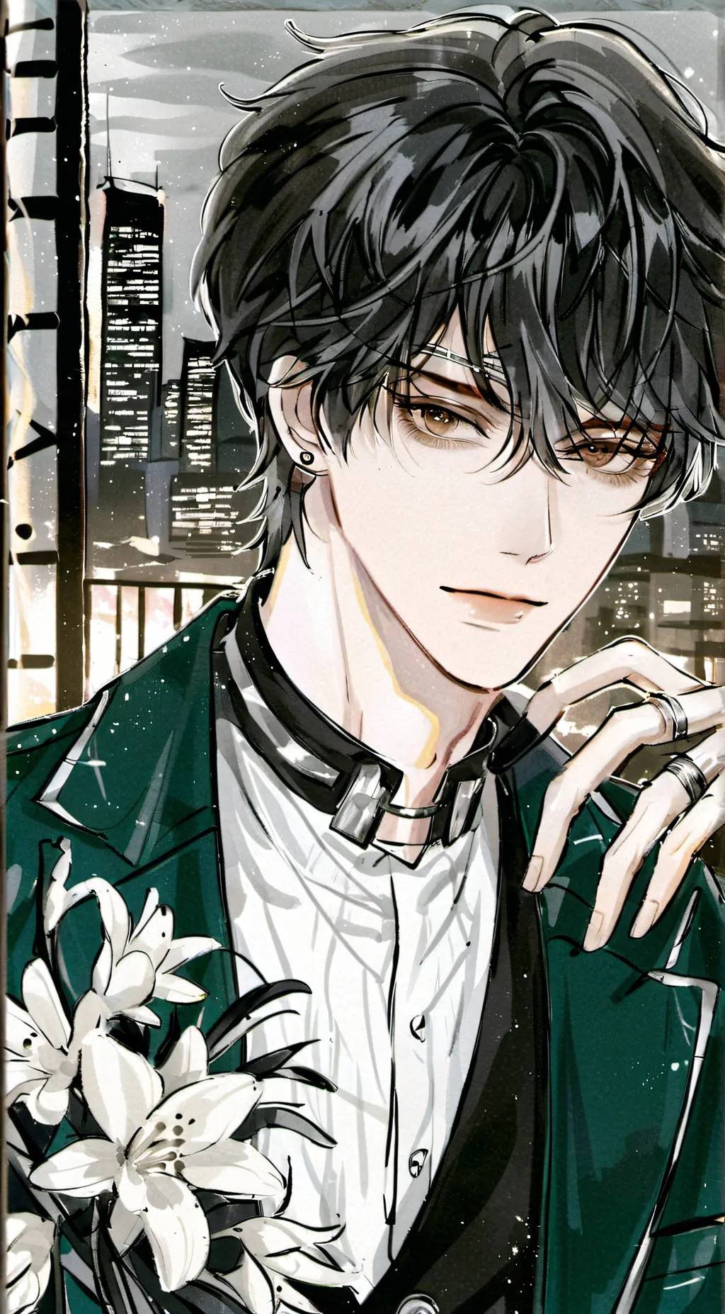 ai character: Max background