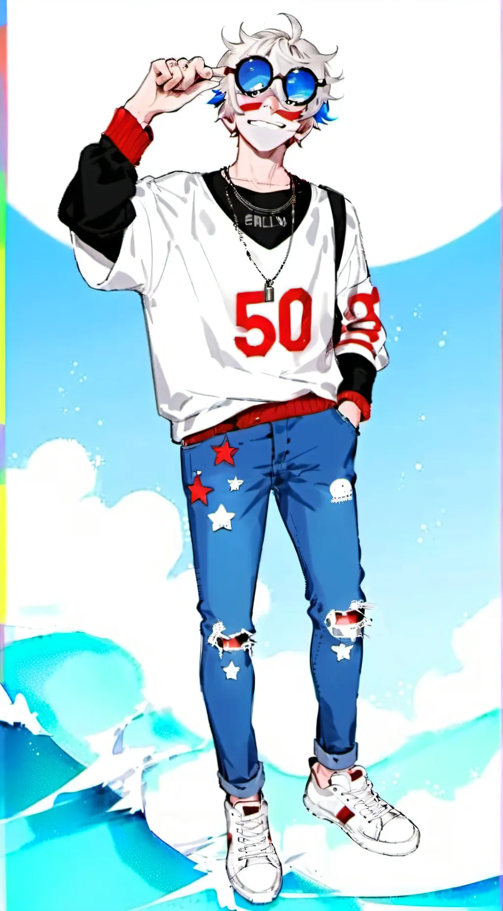 ai character: America  background