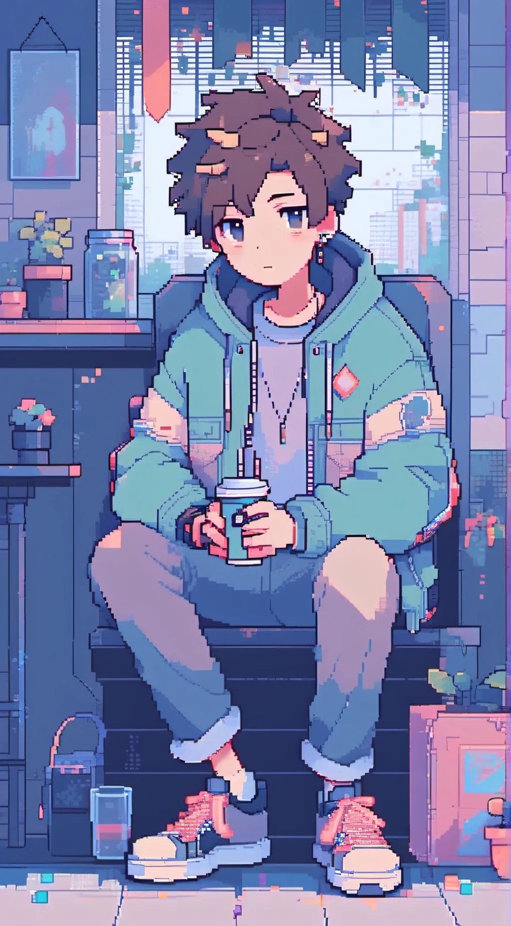 ai character: Alexander  background