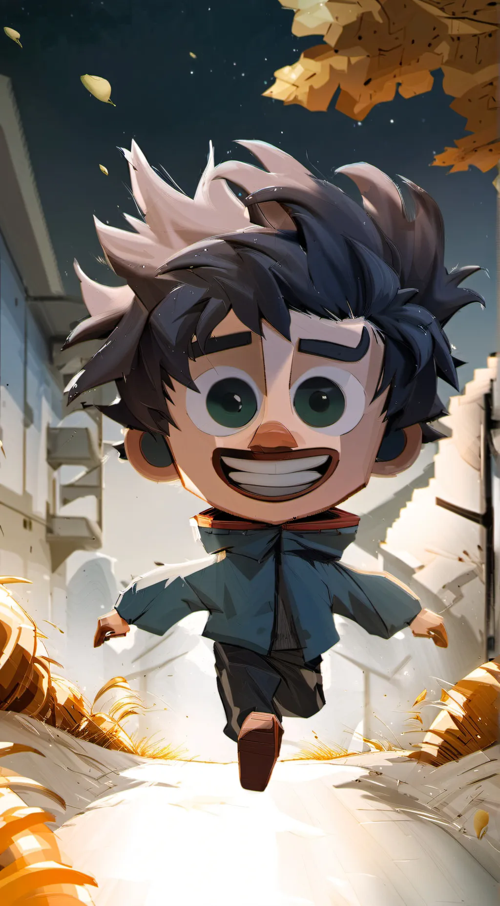 ai character: Huggy Wuggy background