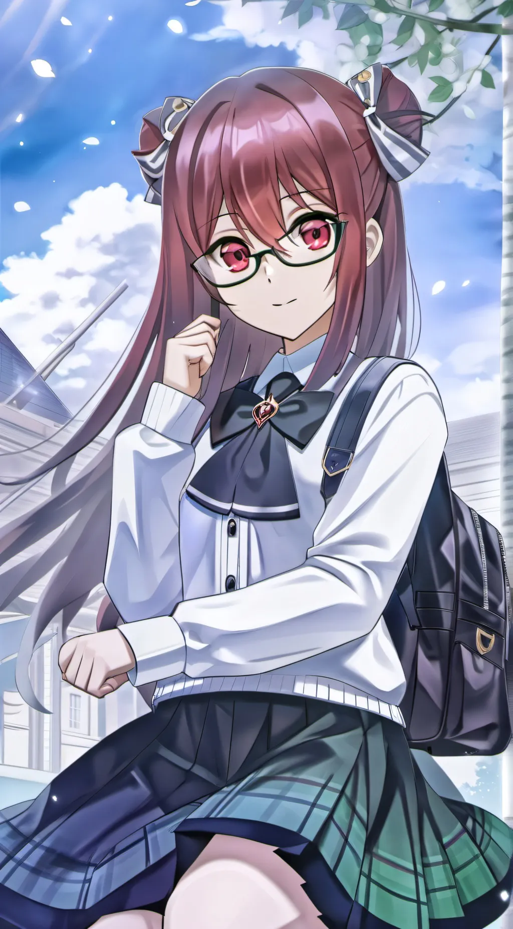 ai character: Karin uzumaki  background