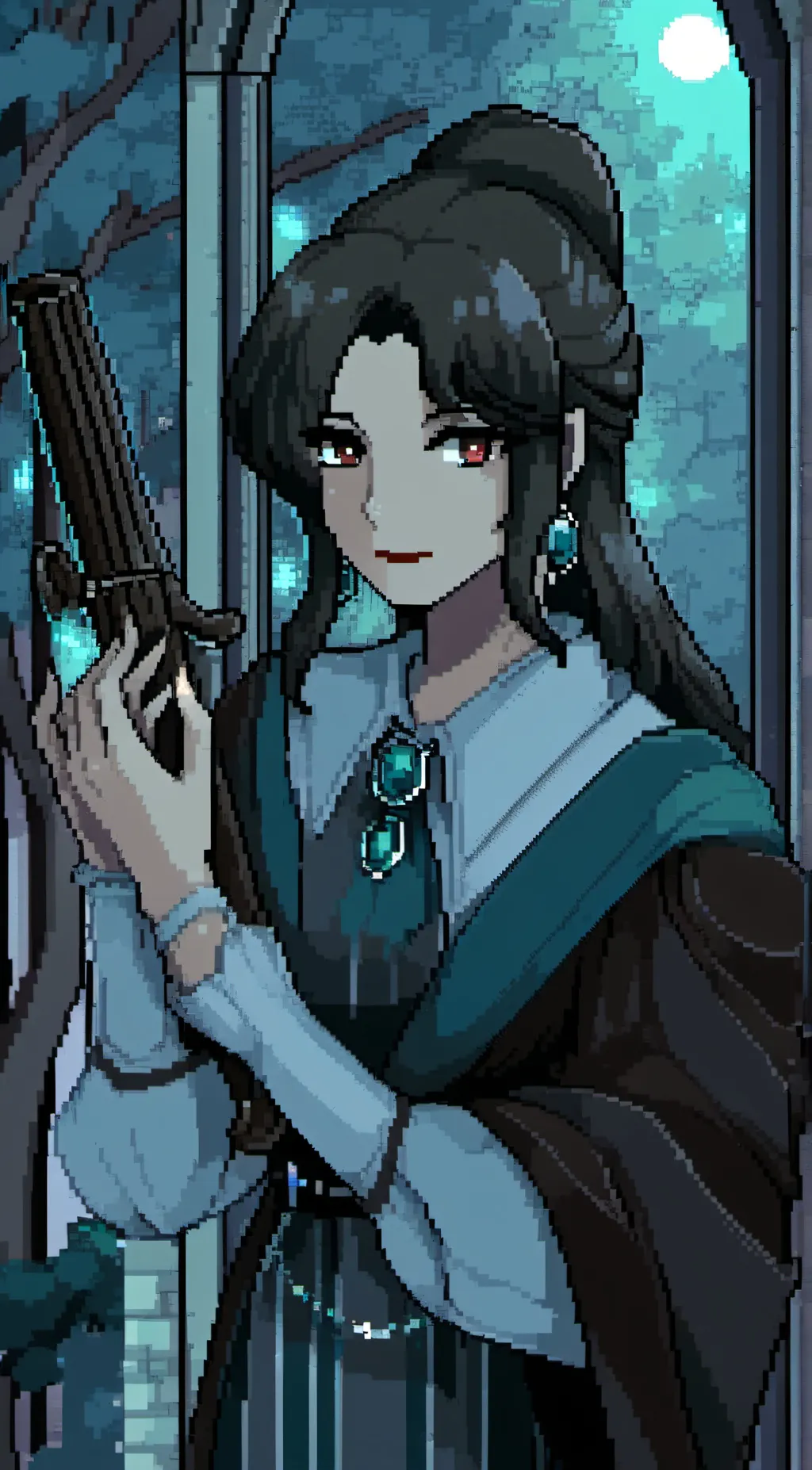 ai character: Pillars background