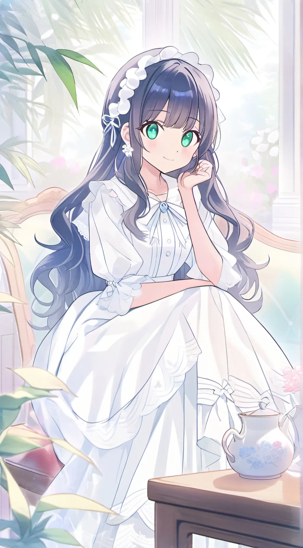 ai character: Zoey  background