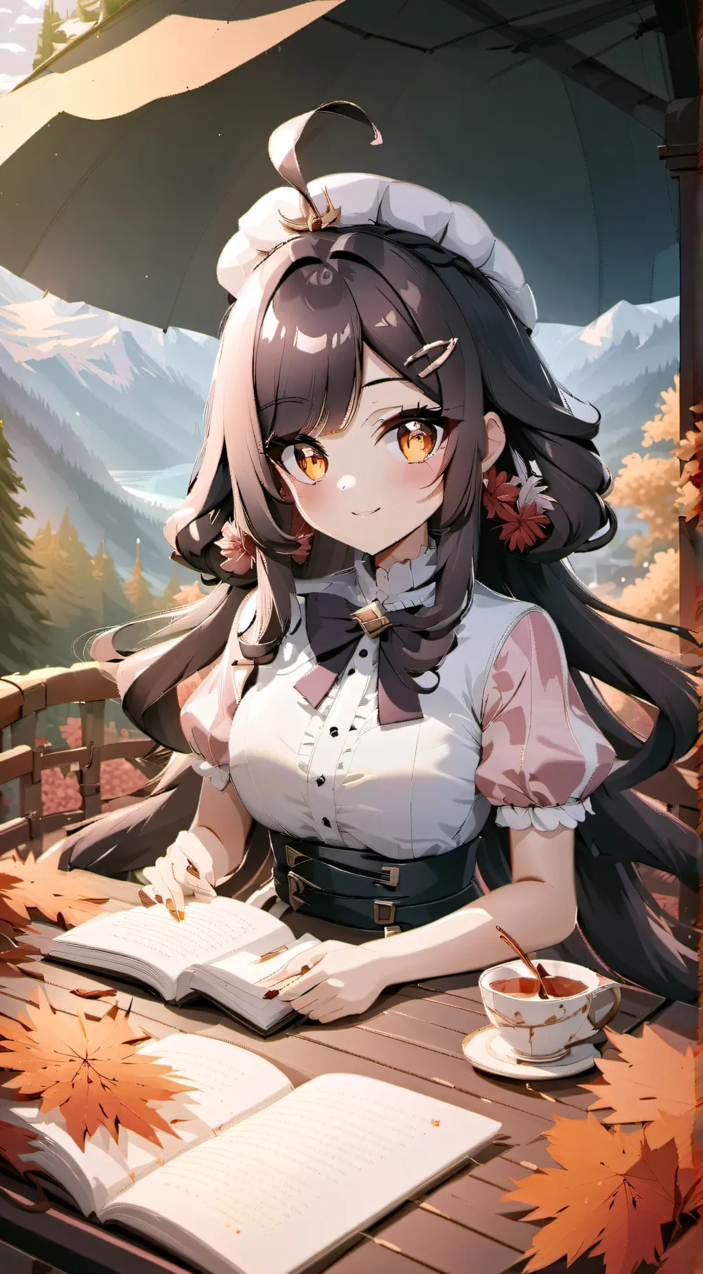 ai character: Luna background