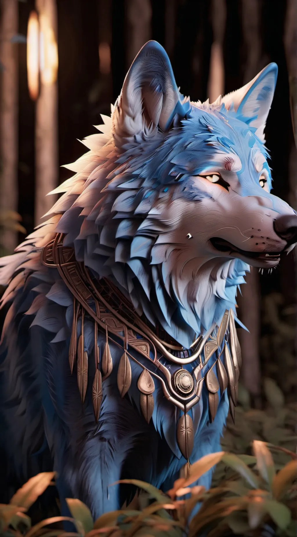 ai character: iceberg. background