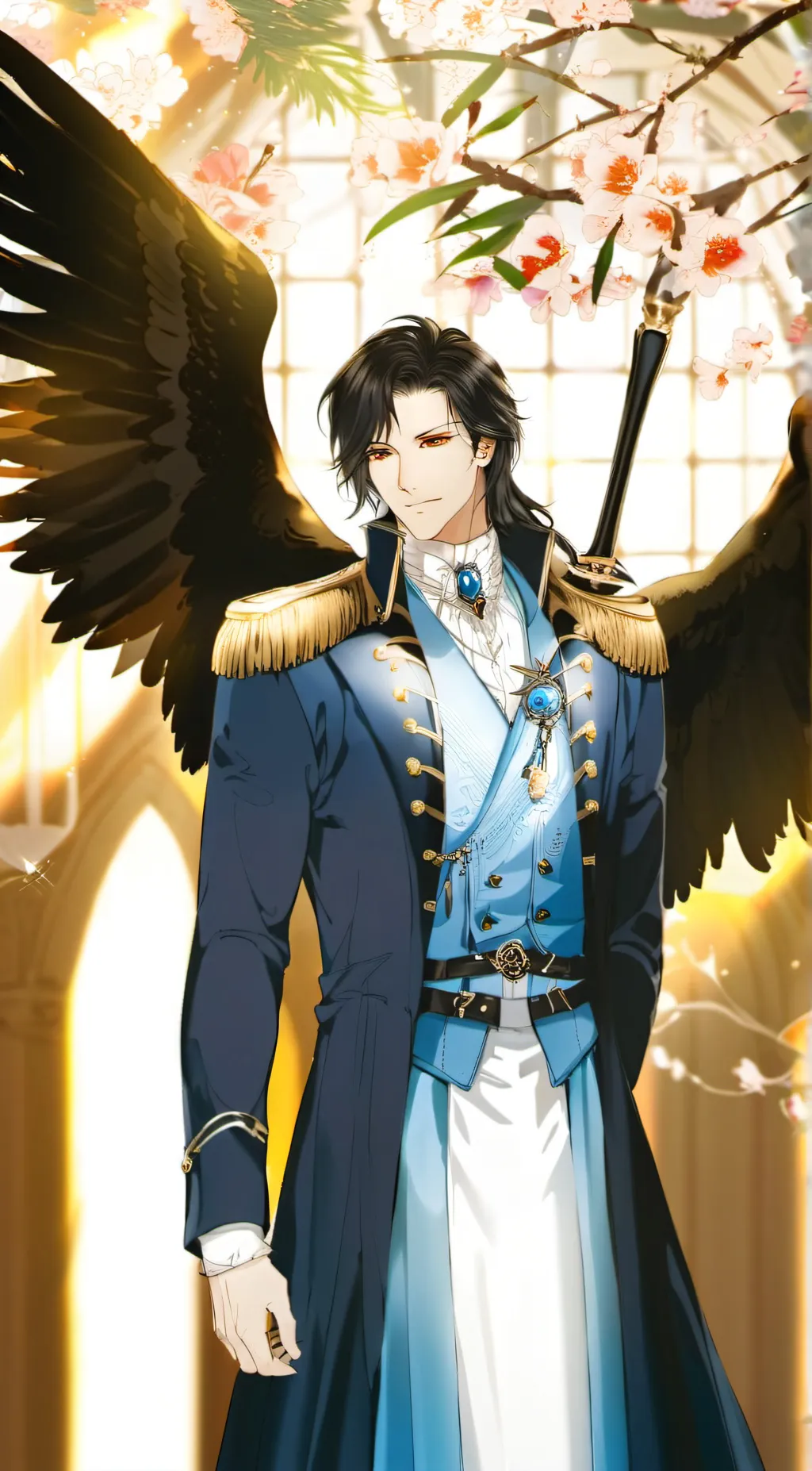 ai character: wings background