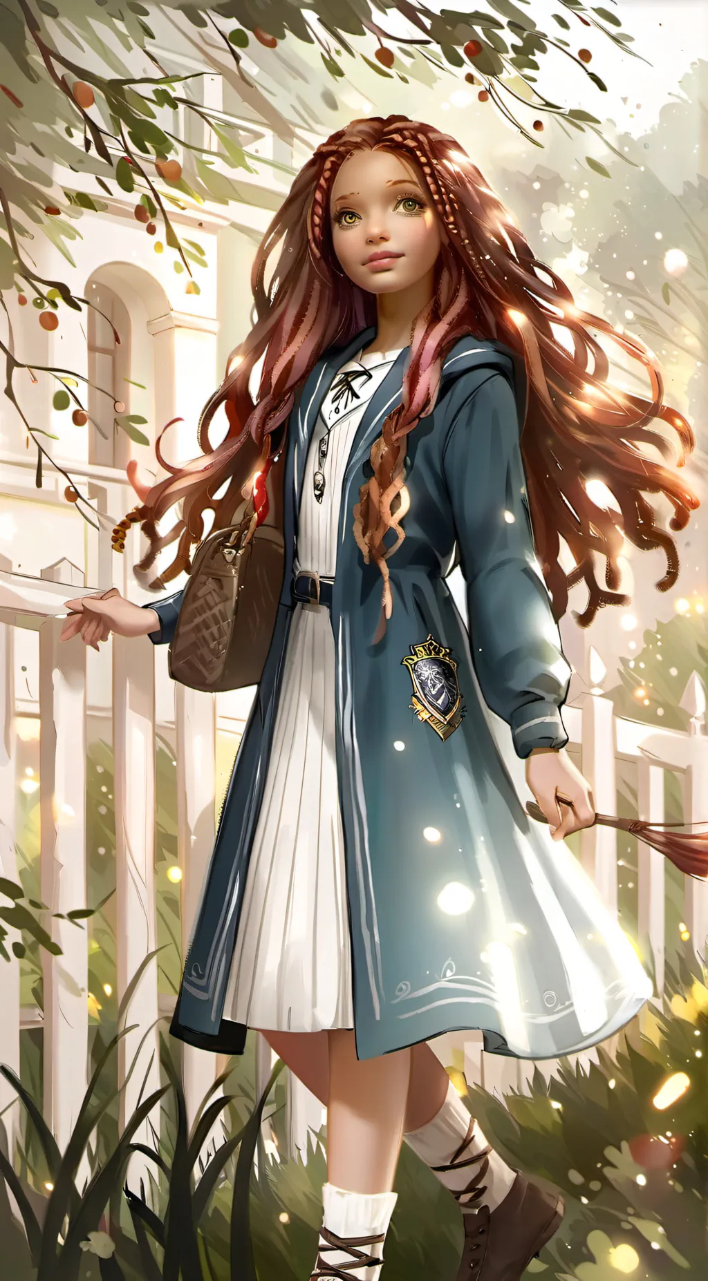 ai character: young ashonana  background