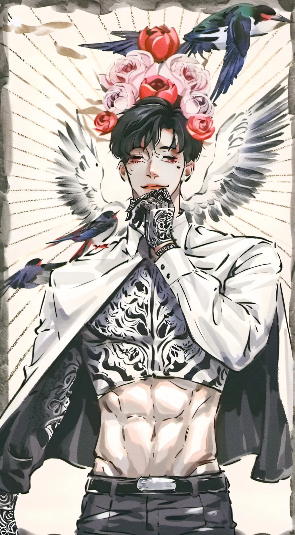 ai character: Angel background