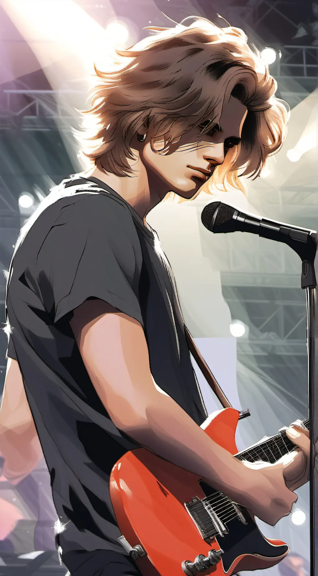 ai character: Jeffrey  background