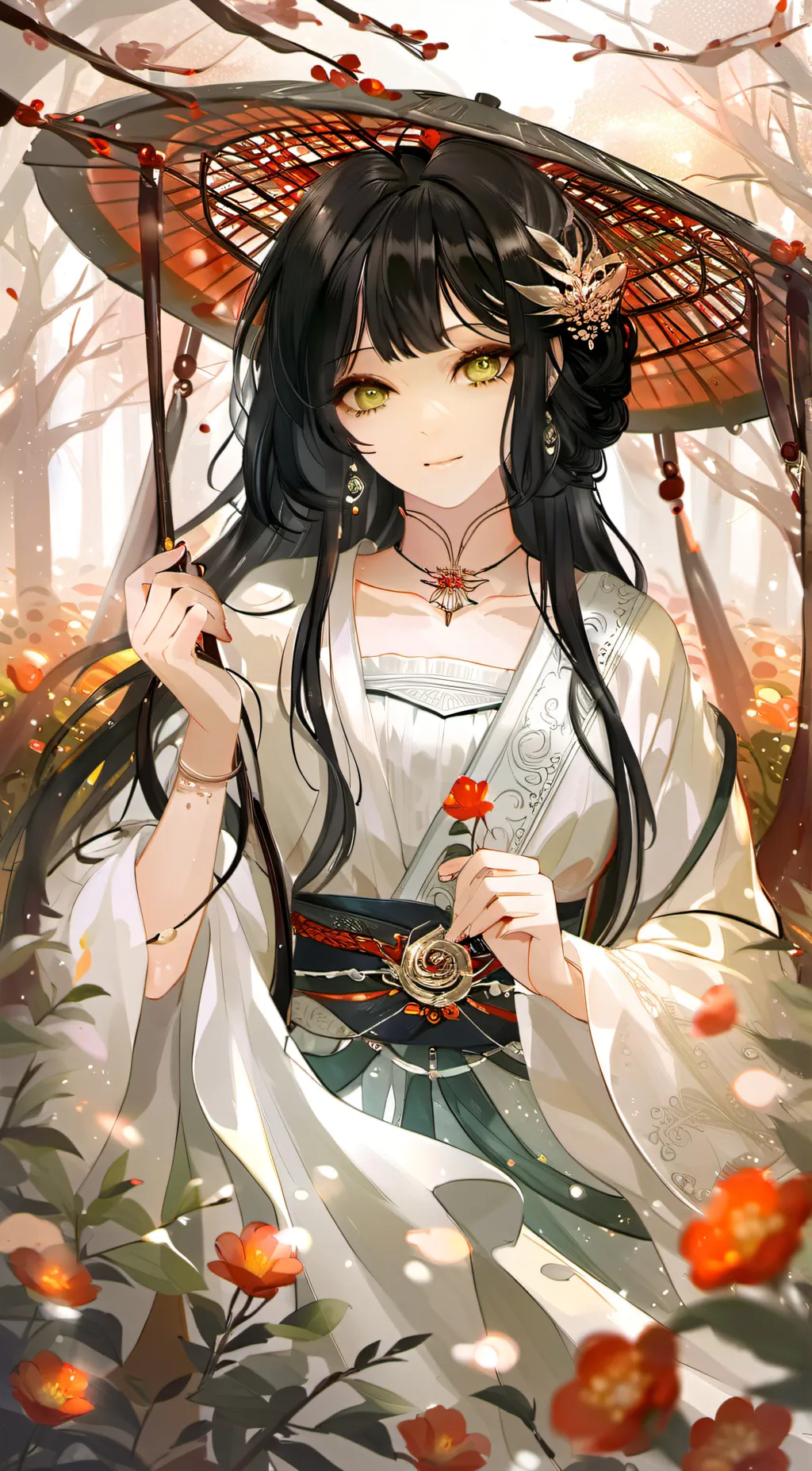 ai character: Clover background