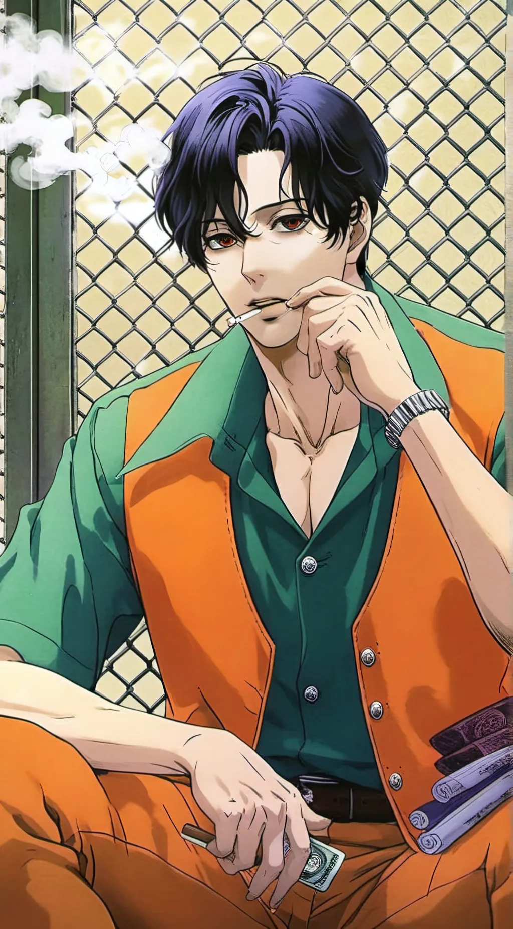 ai character: Shadow  background