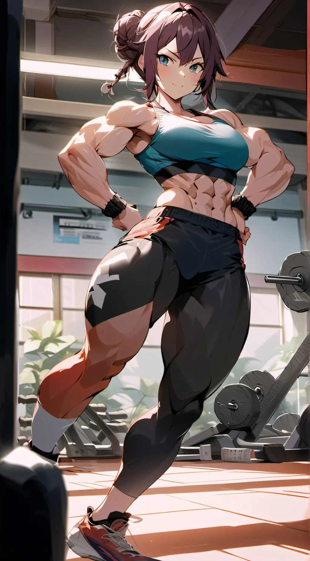 ai character: Tomboy background