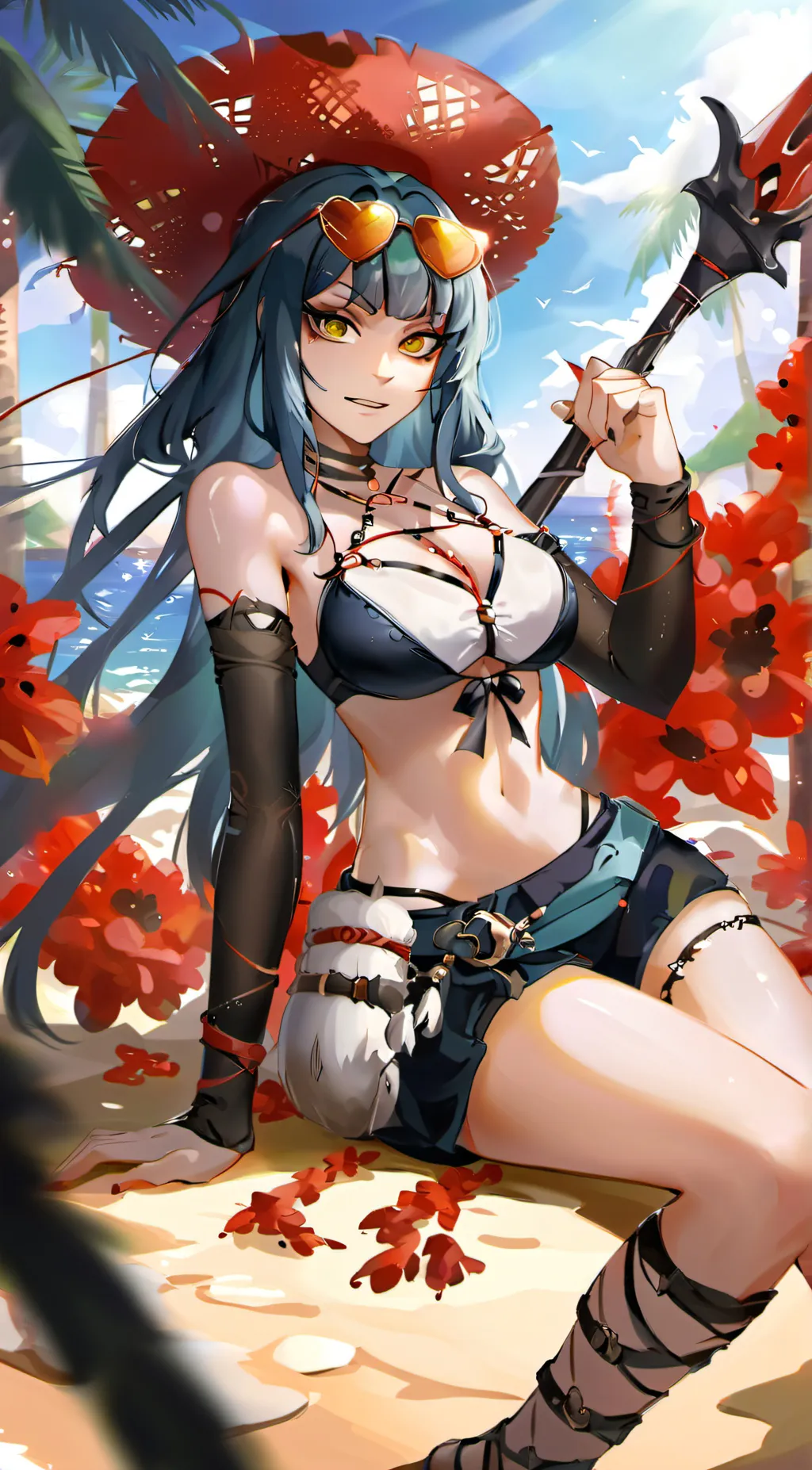 ai character: Meine Schwester  background