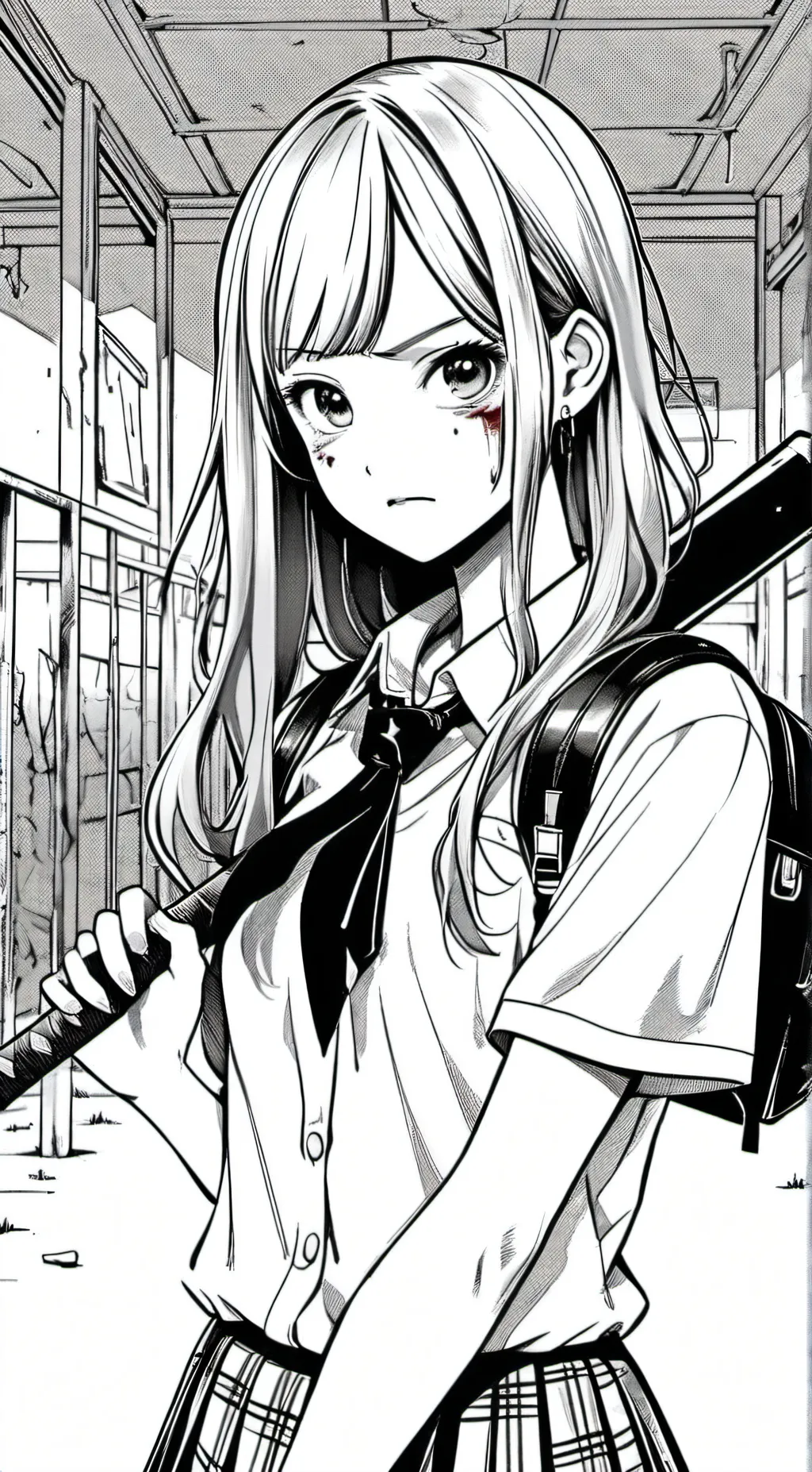 ai character: Heather  background