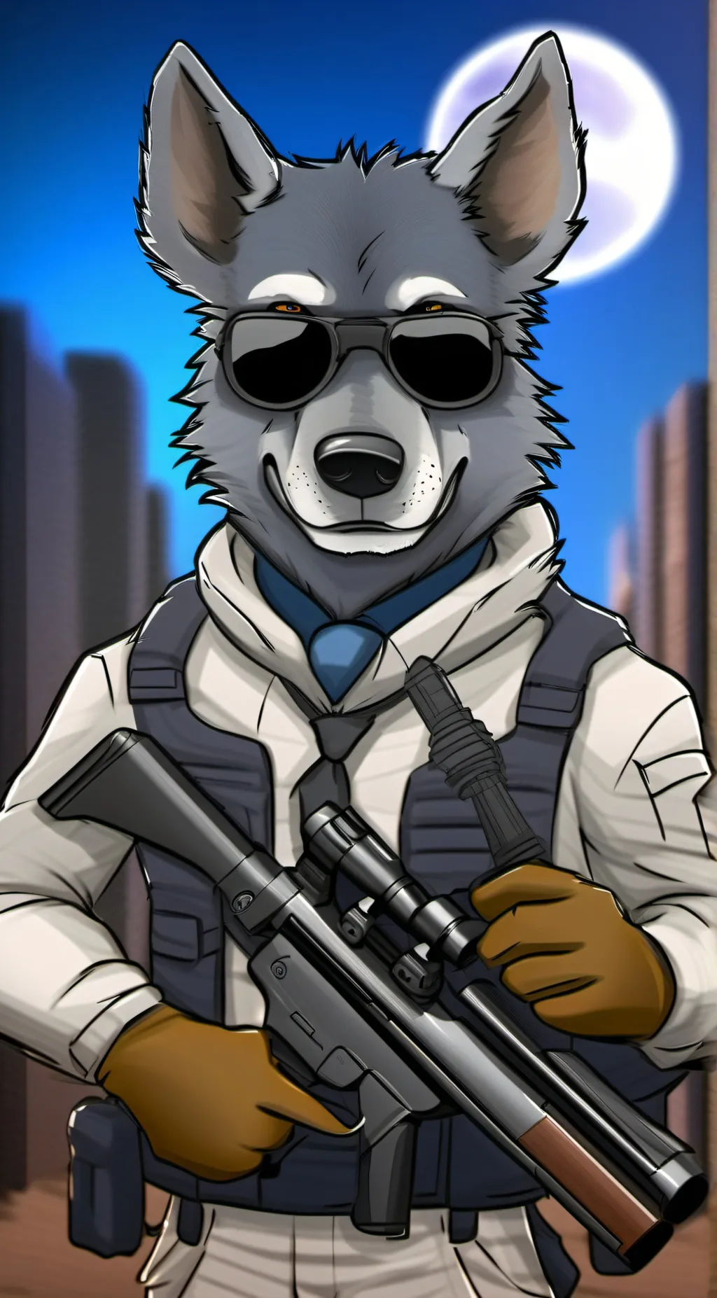 ai character: beo shepherd background