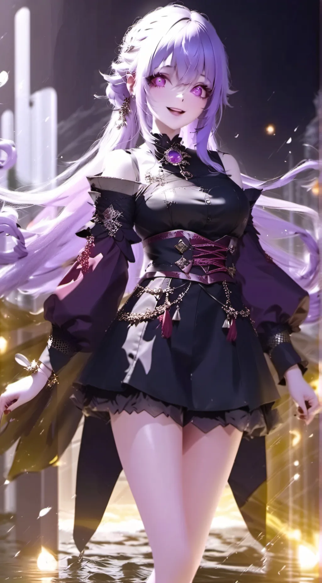 ai character: Luna background