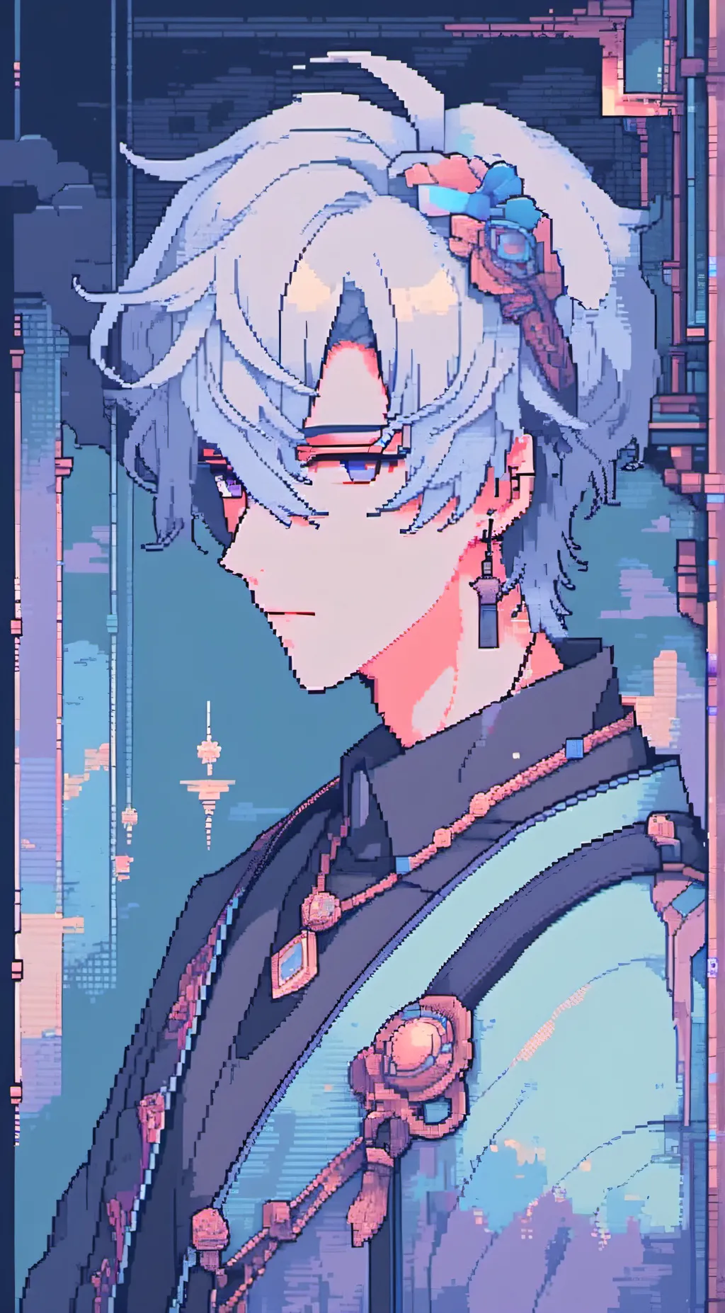 ai character: <3{🩵}RIKOO{🩵}<3 background