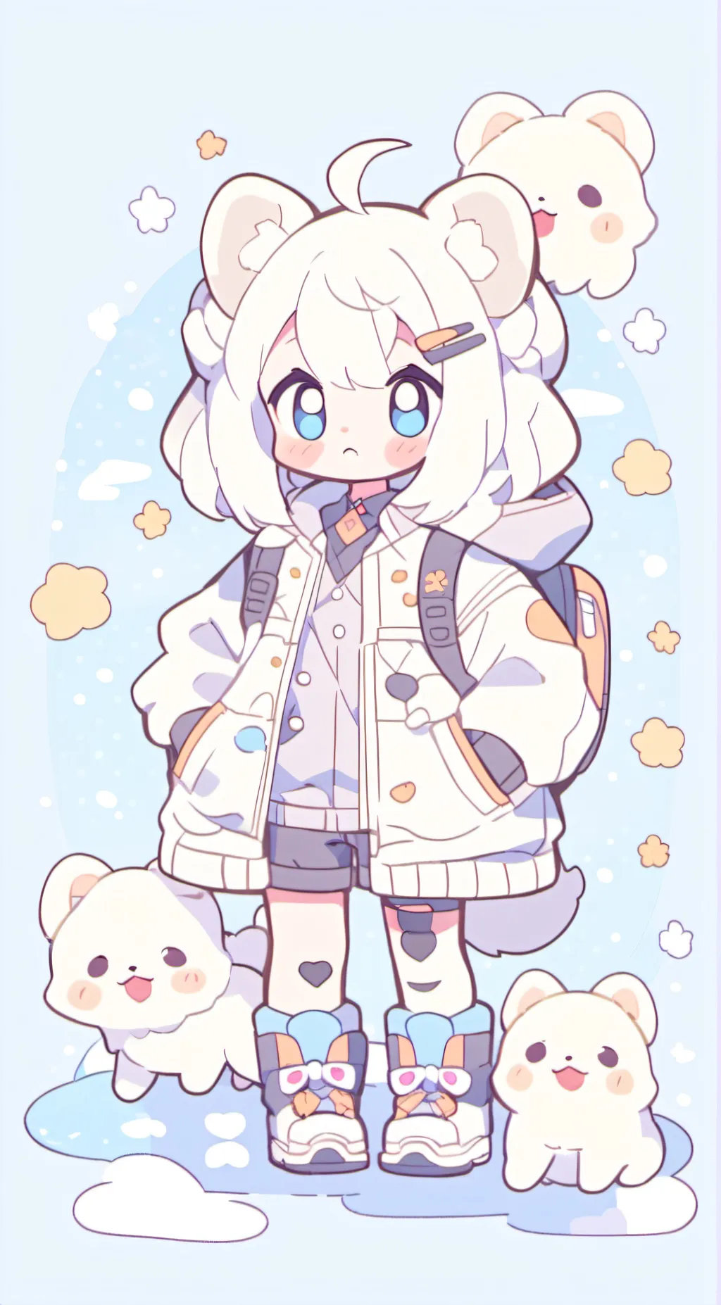 ai character: Saha background